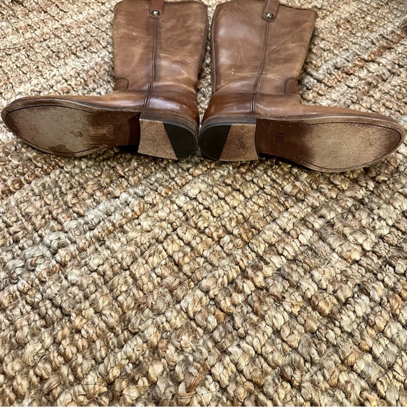 FRYE Melissa Inside Zip Boot COGNAC 7.5 - Picture 7 of 16